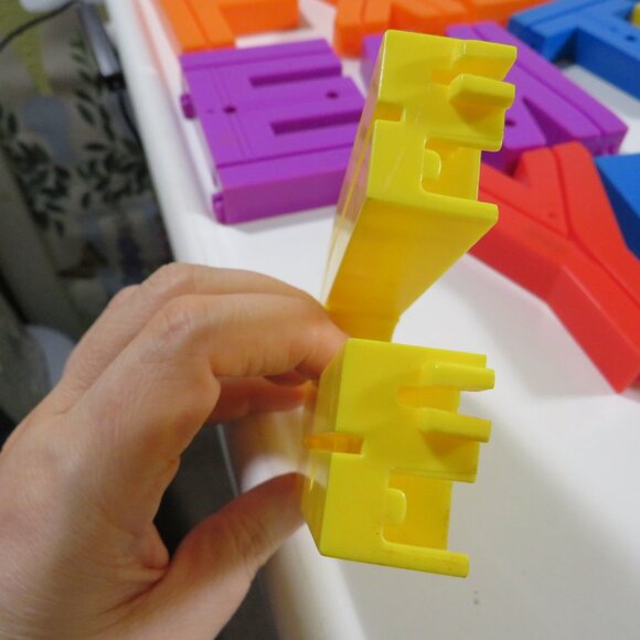 Sesame Street Alphabet Roadway Toy Vintage 1988 Playskool Replacement Letters - Picture 4 of 14